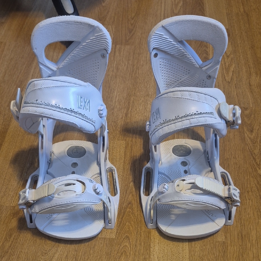 Burton White Snowboard Bindings